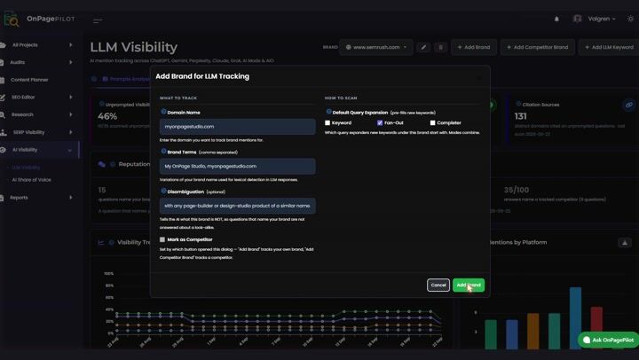 Getting started with AI visibility tracking